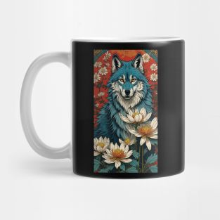 Wild Oriental wolf Mug